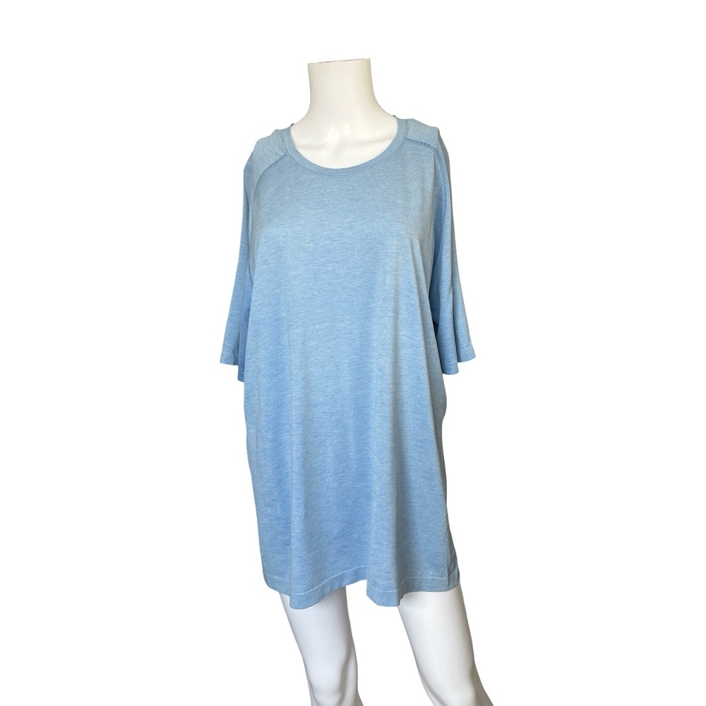 Lululemon Blue Short Sleeve Athletic t-shirt Workout Mens Size XXL